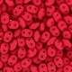 SuperDuo Beads 2.5x5mm Neon - Red